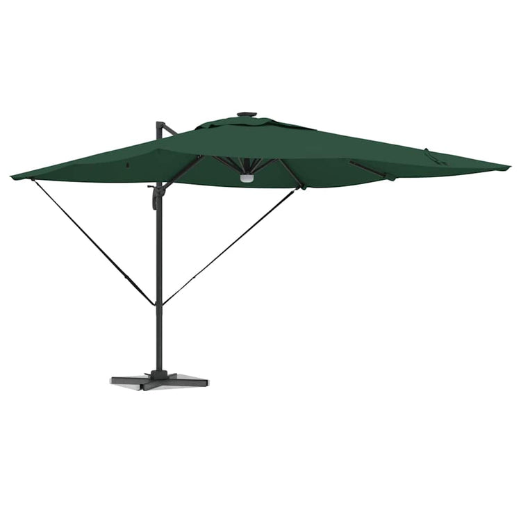 Vidaxl Roma Sonnenschirm grün 286 x 284 x 270 cm Aluminium und Polyester