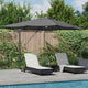 Vidaxx Sonnenschirm Anthrazit 351 x 250 x 253 cm Polyester und Aluminium