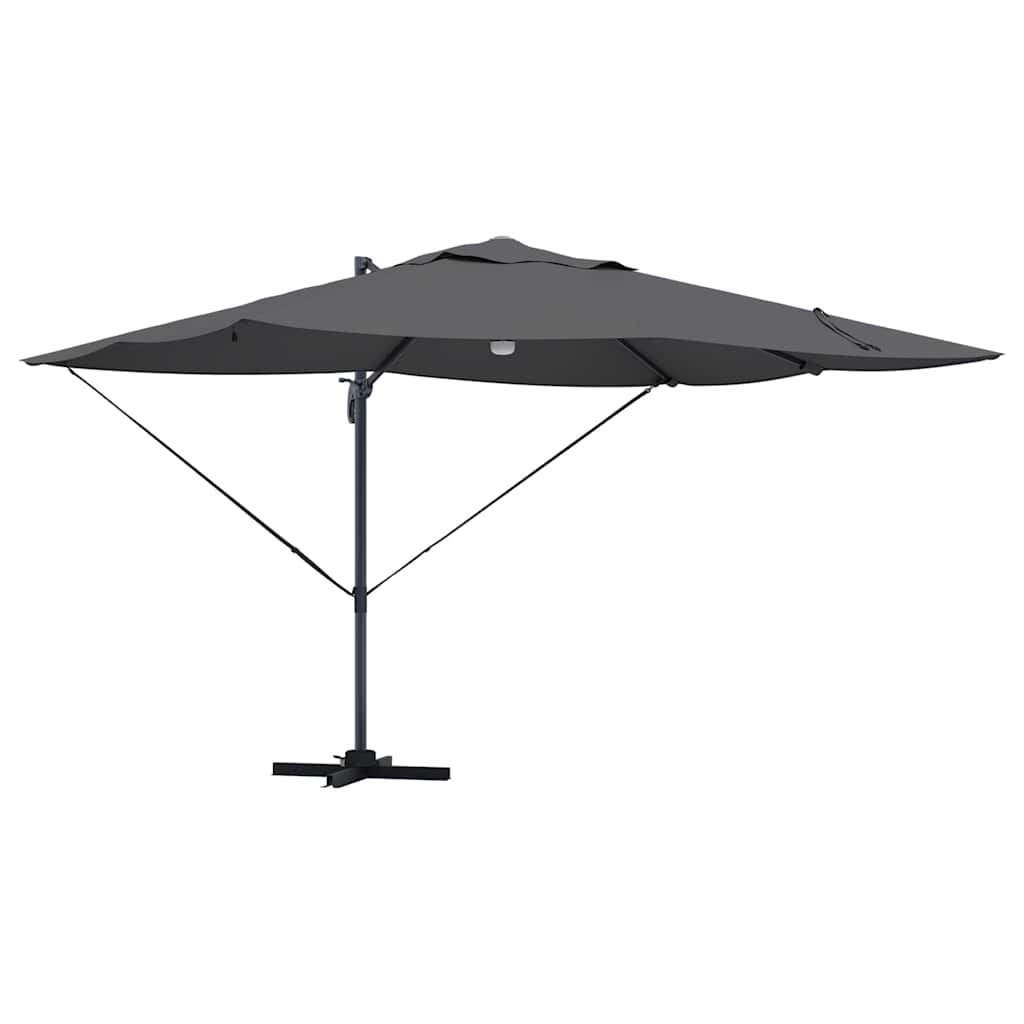Vidaxx Sonnenschirm Anthrazit 351 x 250 x 253 cm Polyester und Aluminium