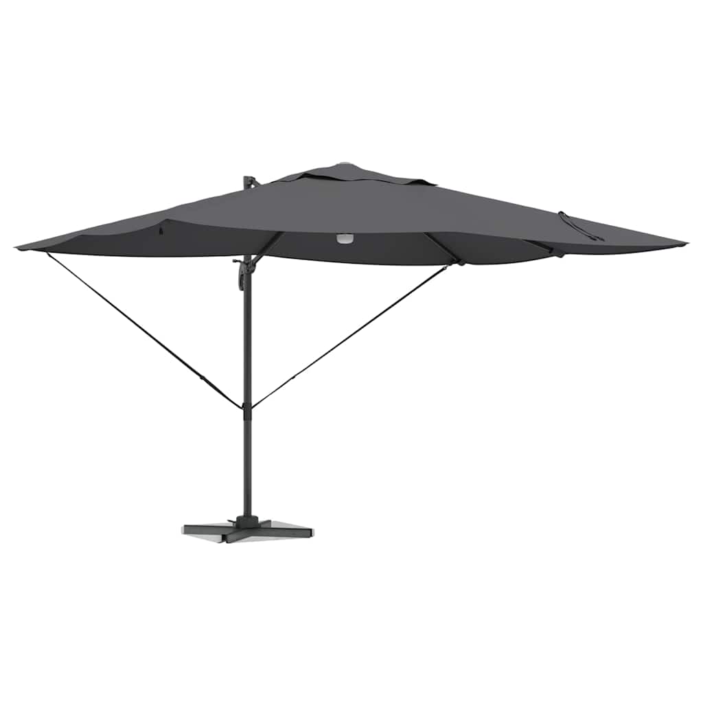 Vidaxx Sonnenschirm Anthrazit 351 x 250 x 253 cm Polyester und Aluminium