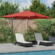Vidaxx Sonnenschirm Terrakotta 351 x 250 x 253 cm Polyester und Aluminium