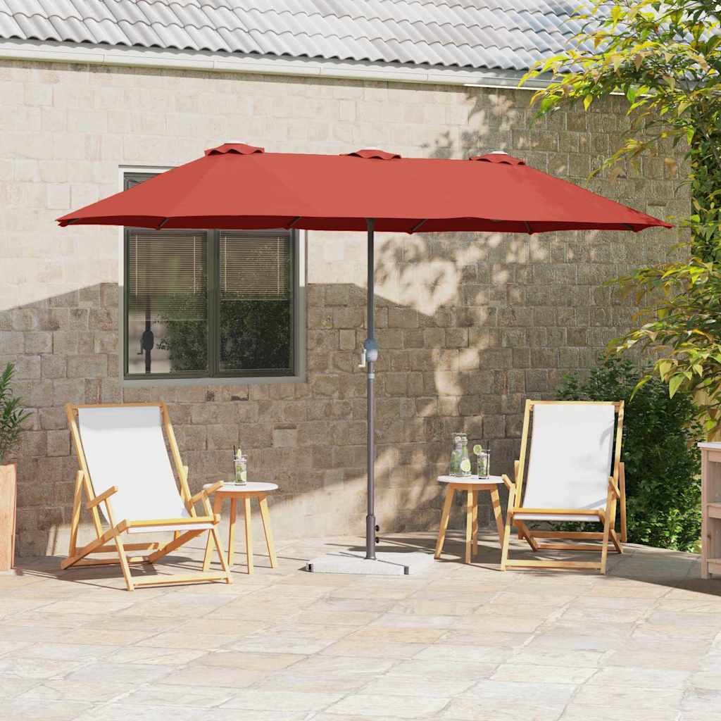Vidaxl Gartenschirm Terrakotta 370 x 197 x 239 cm