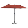 Vidaxl Gartenschirm Terrakotta 370 x 197 x 239 cm