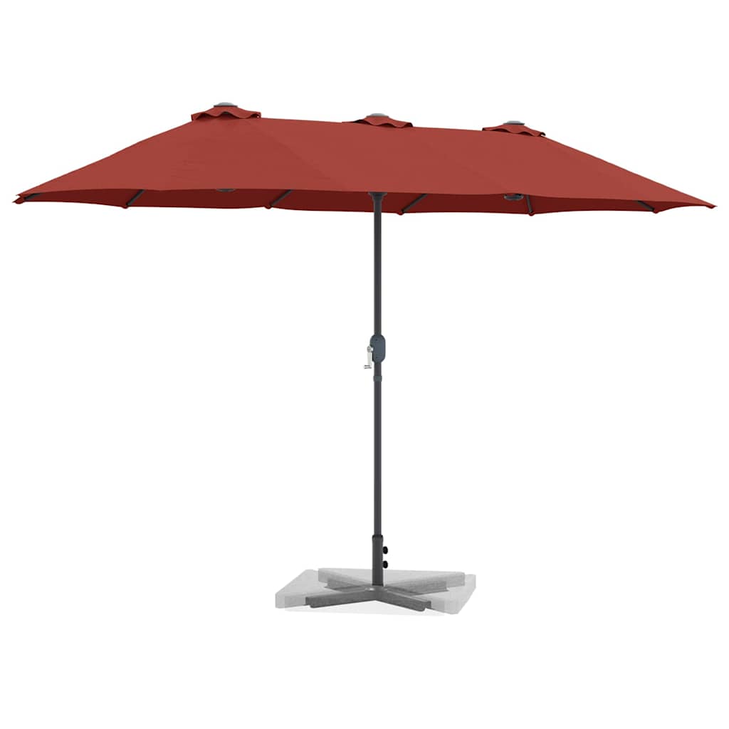 Vidaxl Gartenschirm Terrakotta 370 x 197 x 239 cm
