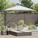 Vidaxx Sonnenschirm Sand 294 x 294 x 248 cm Polyester und Aluminium