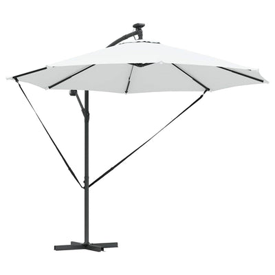 Vidaxx Sonnenschirm Sand 294 x 294 x 248 cm Polyester und Aluminium