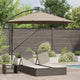 Vidaxx Sonnenschirm Taupe 294 x 294 x 248 cm Polyester und Aluminium