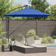 Vidaxx Sonnenschirm Azurblau 294 x 294 x 248 cm Polyester und Aluminium