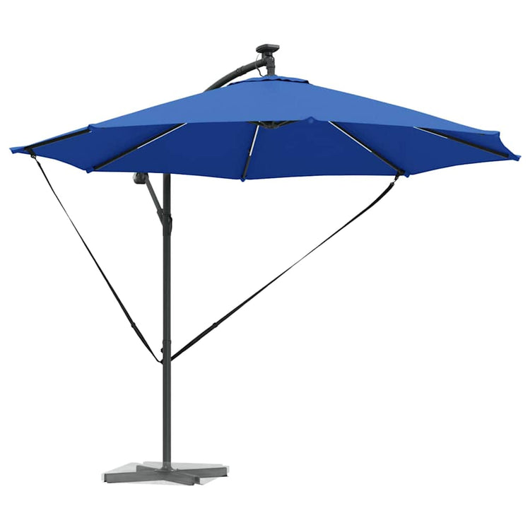 Vidaxx Sonnenschirm Azurblau 294 x 294 x 248 cm Polyester und Aluminium