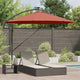 Vidaxx Sonnenschirm Terrakotta 294 x 294 x 248 cm Polyester und Aluminium