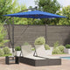 Vidaxx Sonnenschirm Azurblau 294 x 200 x 270 cm Polyester und Aluminium