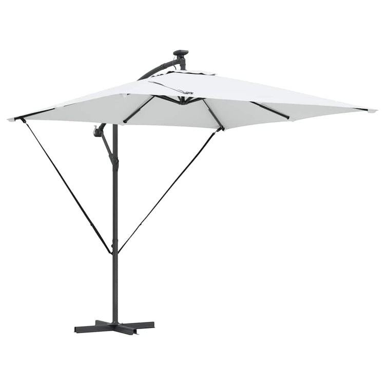 VidaXL Ampel-Bananen-Sonnenschirm Sand 249 x 249 x 250 cm
