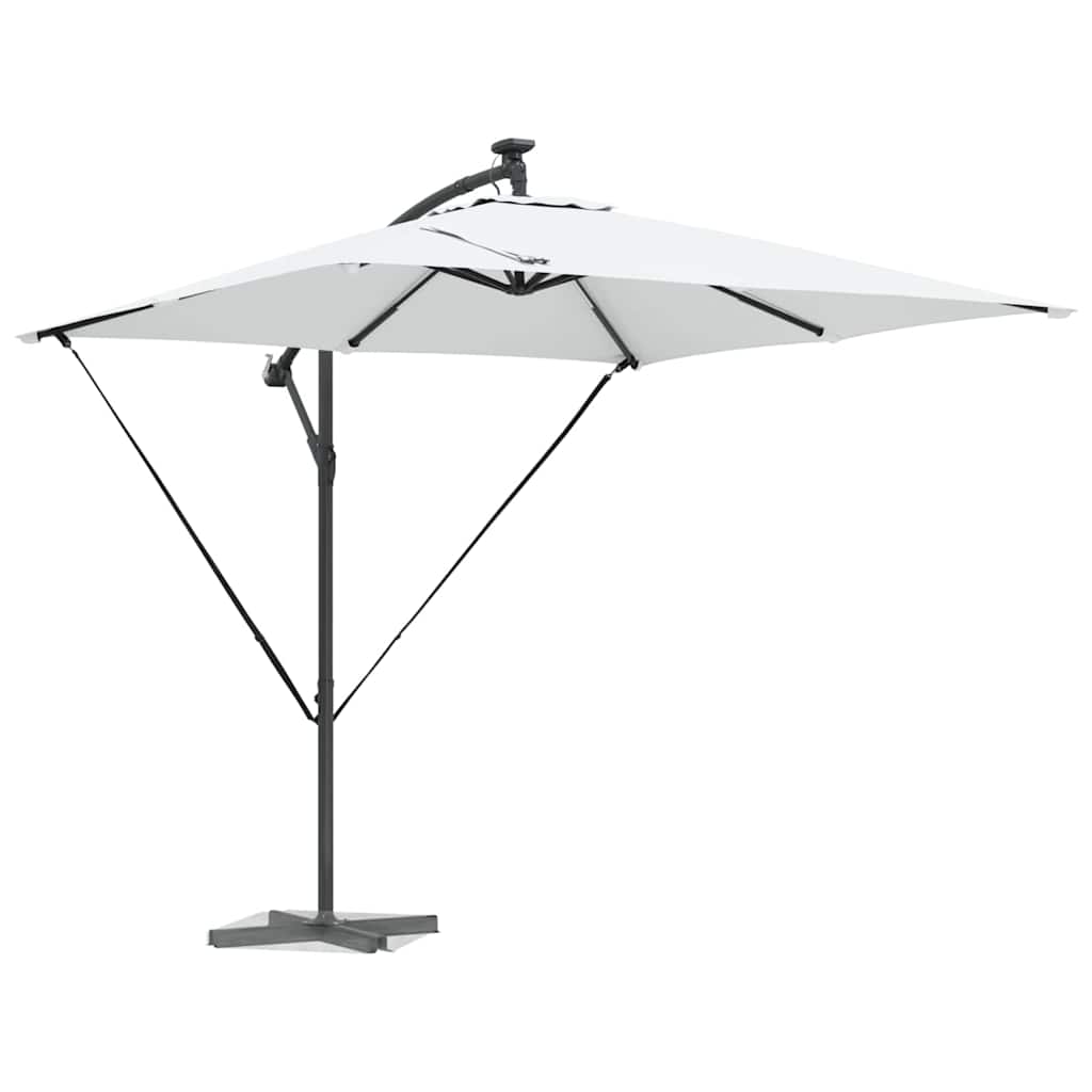 VidaXL Ampel-Bananen-Sonnenschirm Sand 249 x 249 x 250 cm