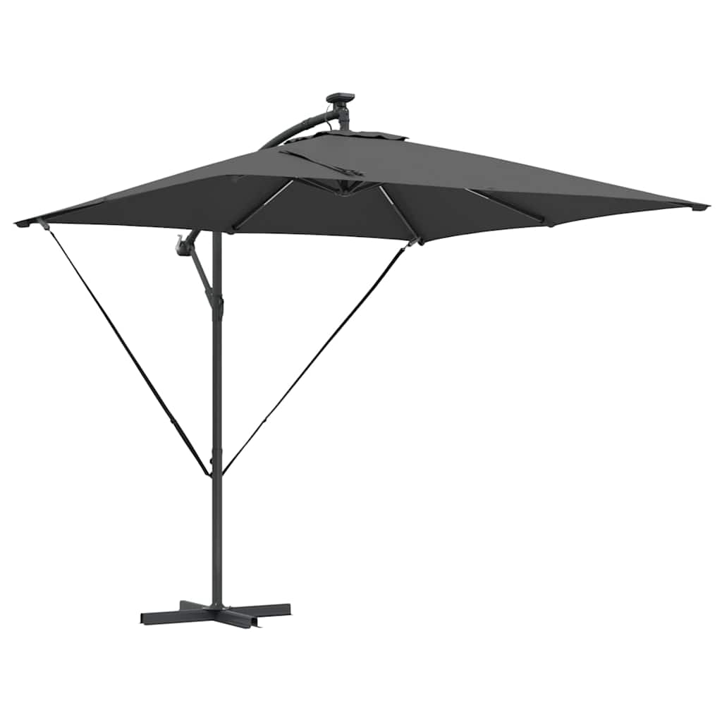 VidaXL Ampel-Bananenschirm Anthrazit 249 x 249 x 250 cm