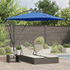 VidaXL Ampel-Bananenschirm Blau 249 x 249 x 250 cm