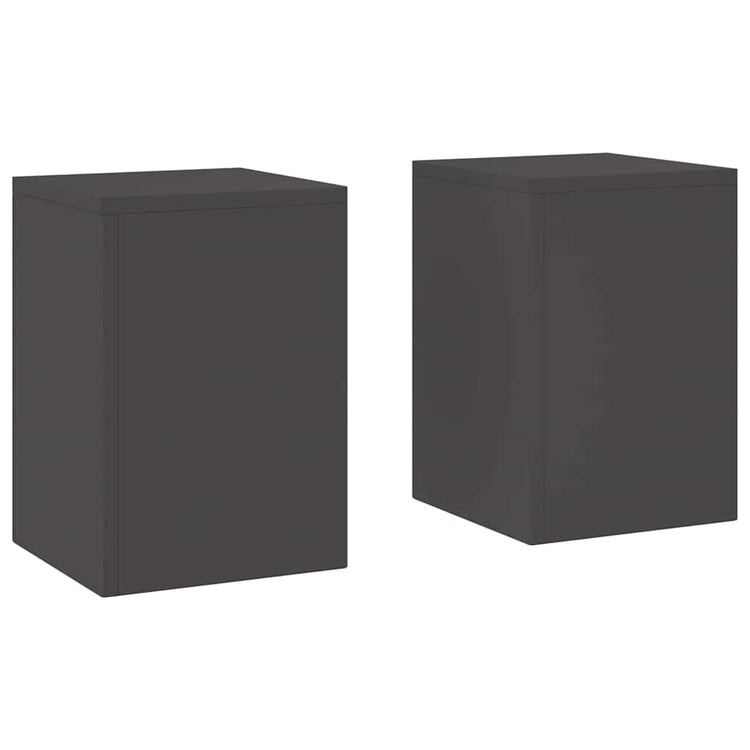 Vidaxx Pflanzenständer 2 Stück schwarz 24 x 24 x 35 cm Stahl