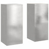 VidaXL Pflanzenständer 2 Stk. Silber 24 x 24 x 55 cm Edelstahl