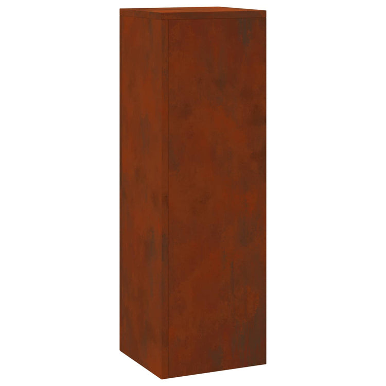 Vidaxxl Pflanzenständer 2 Stück rostig 24 x 24 x 75 cm Cortenstahl