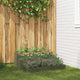Vidaxl Gartenblumentopf olivgrün 90 x 90 x 35 cm kaltgewalzter Stahl