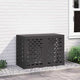 Vidaxx Klimaanlagenabdeckung schwarz 100 x 50 x 70 cm Stahl