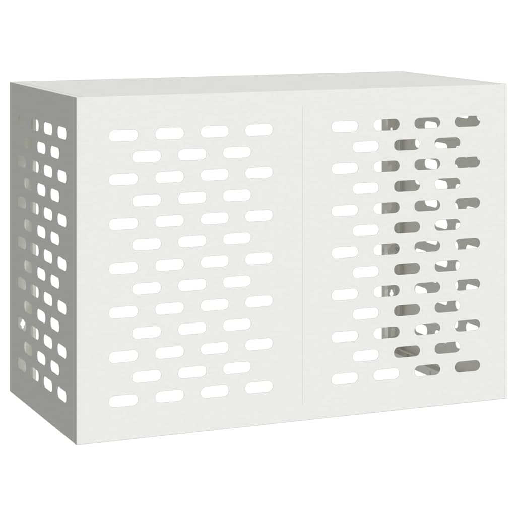 Vidaxx Klimaanlagenabdeckung weiß 100 x 50 x 70 cm Stahl