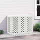 VidaXL Klimaanlagenabdeckung weiß 110 x 50 x 80 cm Stahl