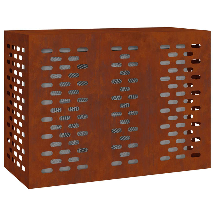 Vidaxl Klimaanlage Hacken Roestig 110 x 50 x 80 cm Cortenstahl