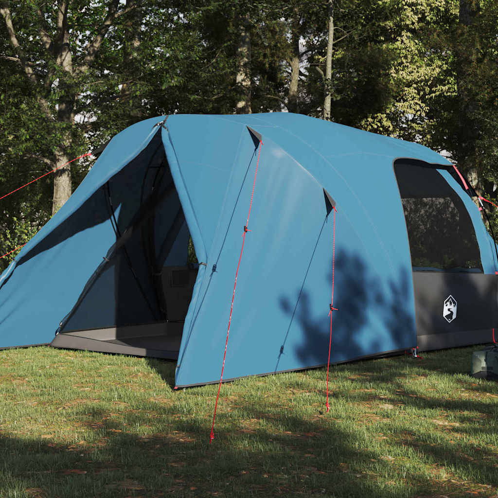 Vidaxx Kuppelzelt mit Dach mit Stauraum Blau 455 x 252 x 178 cm