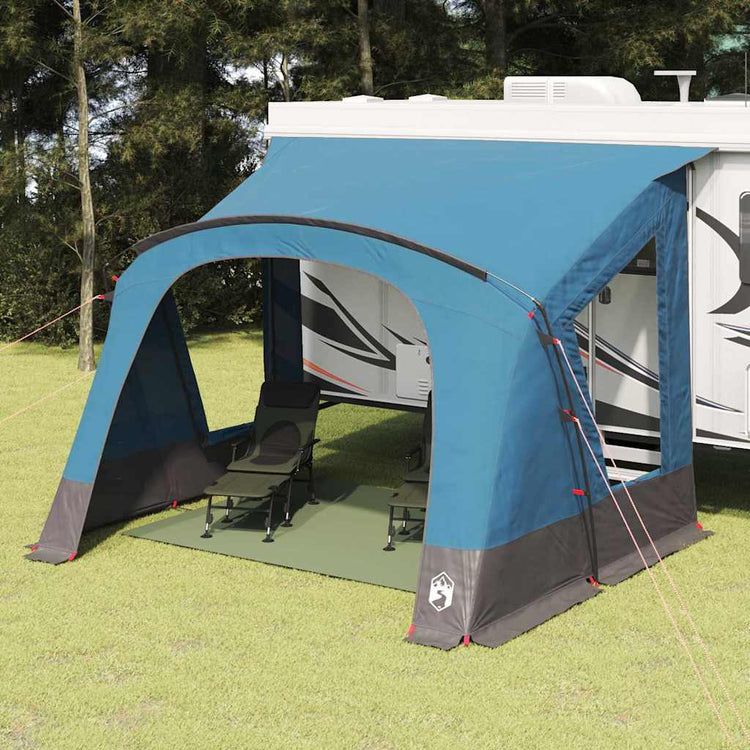 Vidaxx Wohnwagenzelt mit Dach mit Stauraum Blau 410 x 275 x 245 cm