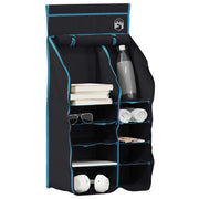 Vidaxx Hängezelt-Organizer 10 Fächer Schwarz 40,5 x 25 x 80 cm - afbeelding 3
