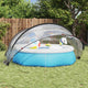 Vidaxl Poolüberdachung transparent 336 x 322 x 160 cm PVC