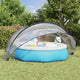Vidaxl Poolüberdachung transparent 430 x 430 x 210 cm PVC