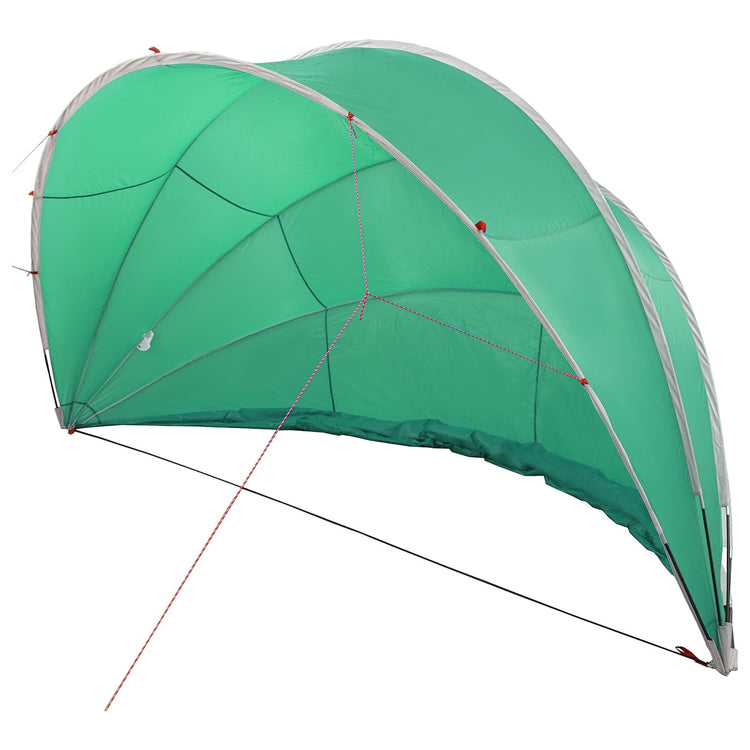 Vidaxl Poolüberdachung blau 500 x 500 x 236 cm 185t Polyester mit PU-Beschichtung