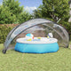 Vidaxl Poolüberdachung transparent 546 x 516 x 250 cm PVC