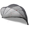 Vidaxl Poolüberdachung schwarz 546 x 516 x 250 cm 185t Polyester mit PU-Beschichtung