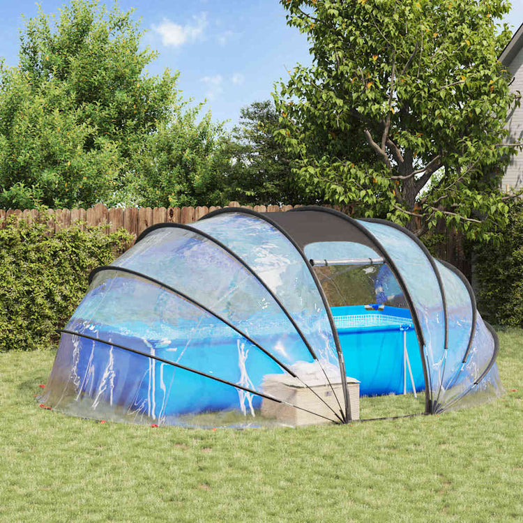 Vidaxx Schwimmbadzelt Kuppel transparent 538 x 440 x 204 cm PVC