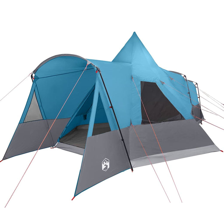 Vidaxl Tipi-Zelt mit Dach mit Stauraum blau 720 x 465 x 295 cm