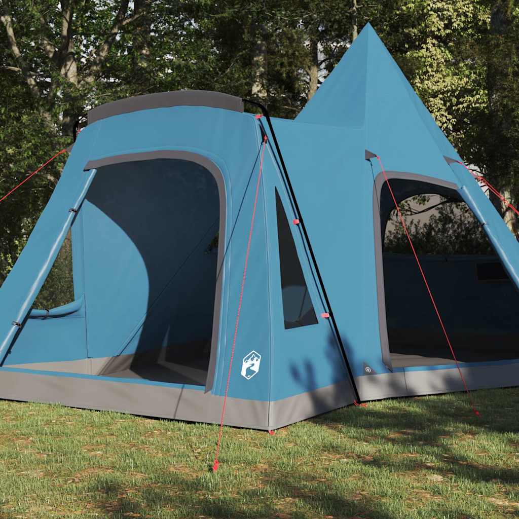 Vidaxl Tipi-Zelt mit Dach mit Stauraum blau 545 x 450 x 295 cm