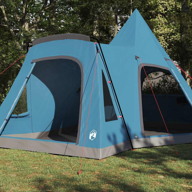 Vidaxl Tipi-Zelt mit Dach mit Stauraum blau 545 x 450 x 295 cm
