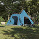 Vidaxl Tipi-Zelt mit Dach mit Stauraum blau 545 x 450 x 295 cm