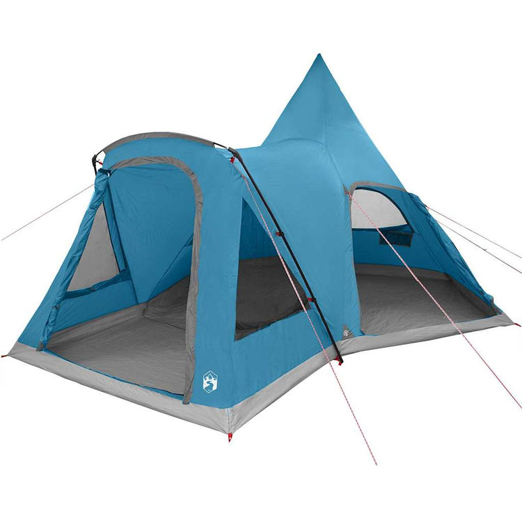 Vidaxl Tipi-Zelt mit Dach mit Stauraum blau 545 x 450 x 295 cm