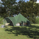 Vidaxl Tipi-Zelt mit Dach grün und grau 600 x 600 x 347 cm