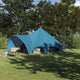 Vidaxl Tipi-Zelt mit Dach blau und grau 600 x 600 x 347 cm