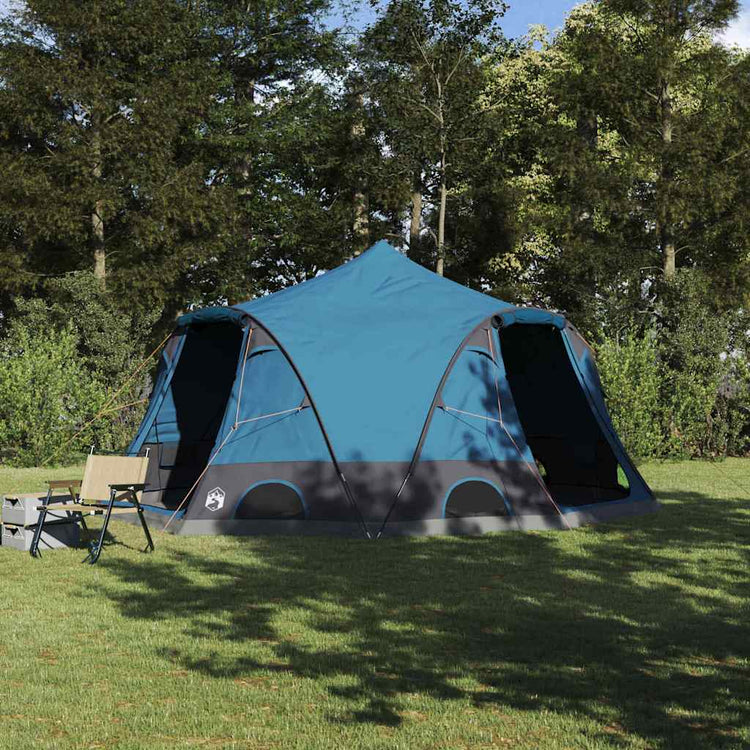 Vidaxx Kuppelzelt mit Dach mit Stauraum Blau 505 x 450 x 248 cm