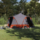 Vidaxx Kuppelzelt mit grauem und orangefarbenem Dach 505 x 450 x 248 cm