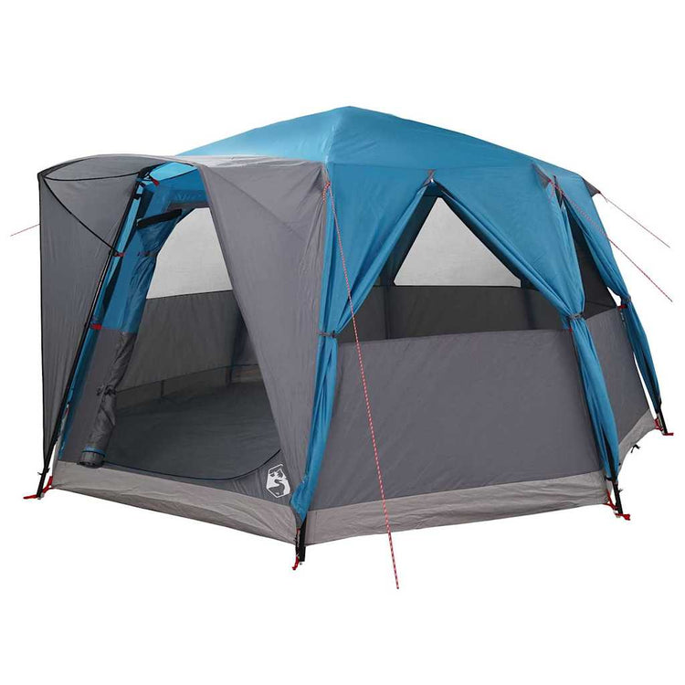 Vidaxx Hauszelt mit Dach mit Stauraum Blau 425 x 396 x 222 cm