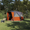 Vidaxx Hauszelt mit Dach Grau und Orange 425 x 396 x 222 cm