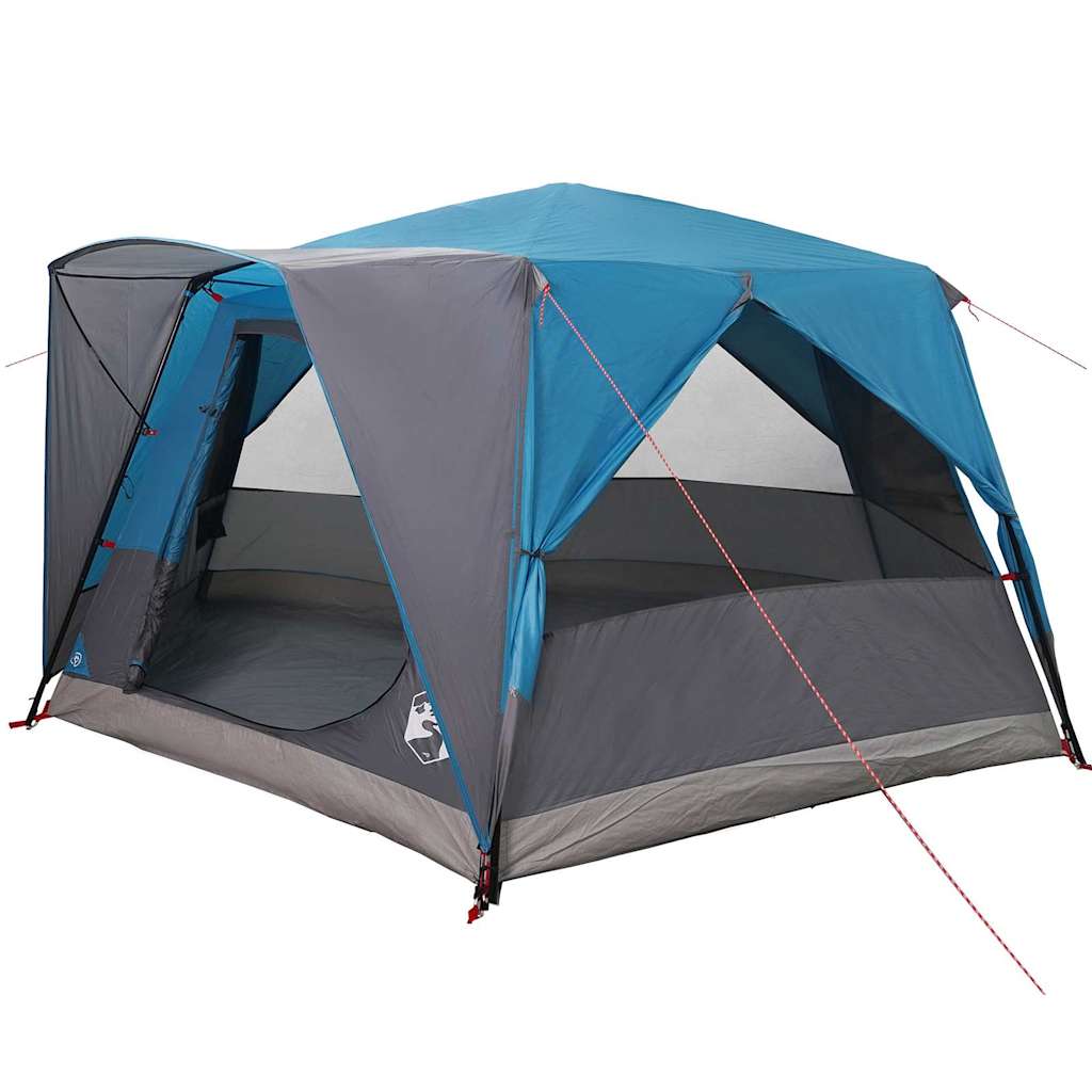 Vidaxx Hauszelt mit Dach mit Stauraum Blau 400 x 350 x 212 cm
