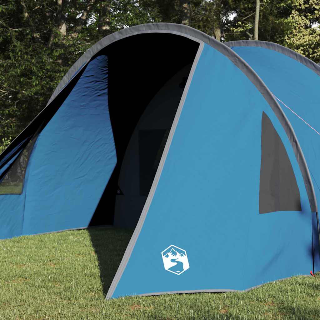 Vidaxx Tunnelzelt mit Dach mit Stauraum Blau und Grau 778 x 356 x 210 cm