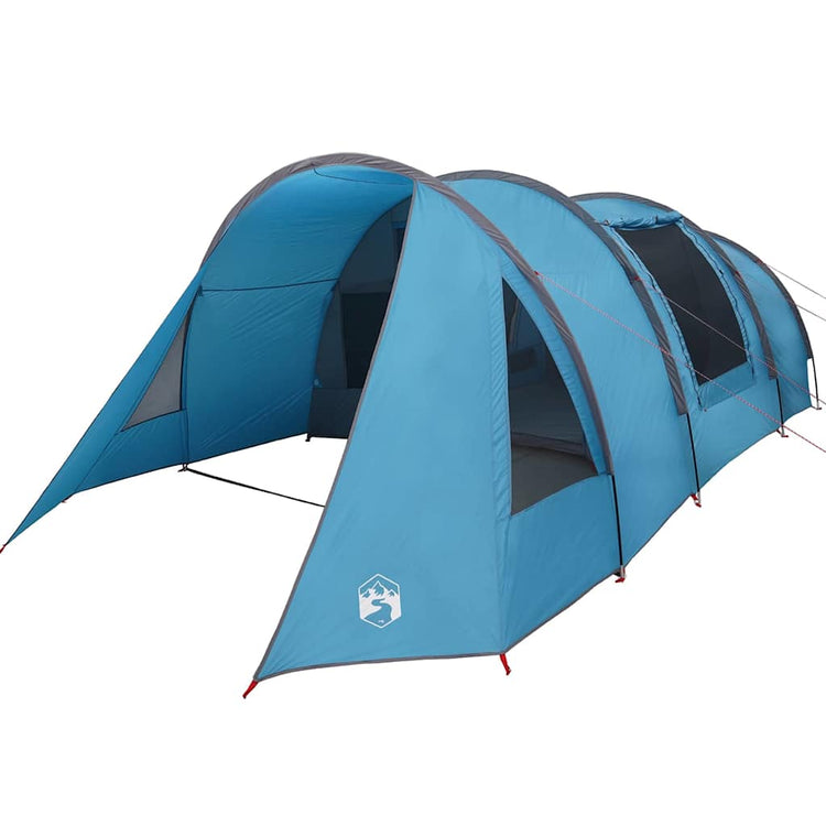 Vidaxx Tunnelzelt mit Dach mit Stauraum Blau und Grau 778 x 356 x 210 cm